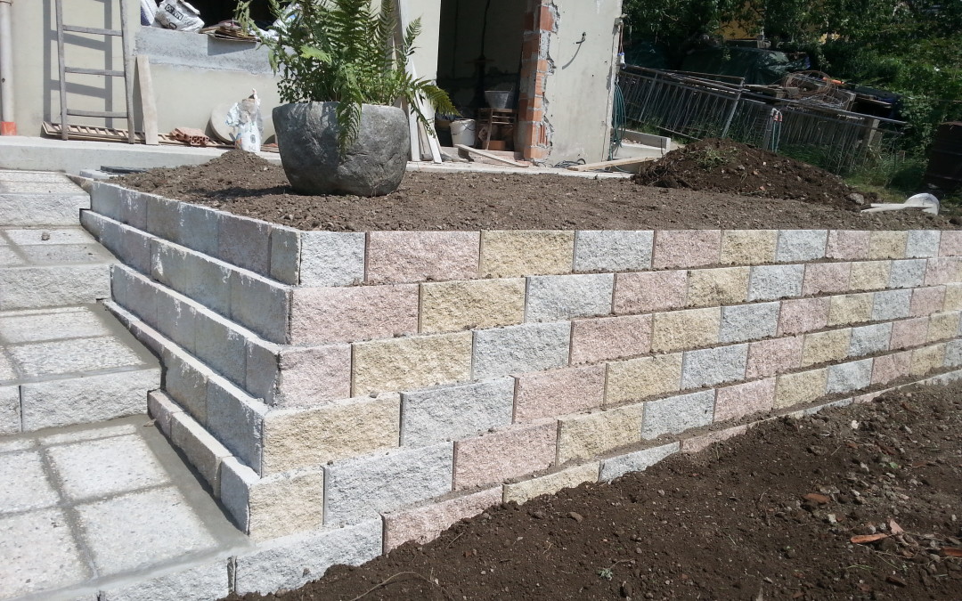 Giardino esterno ad un’abitazione a Pieve di Cadore (BL)